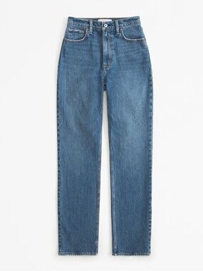 NWOT Abercrombie Curve Love Ultra High Rise 90s Straight Jean (26R)